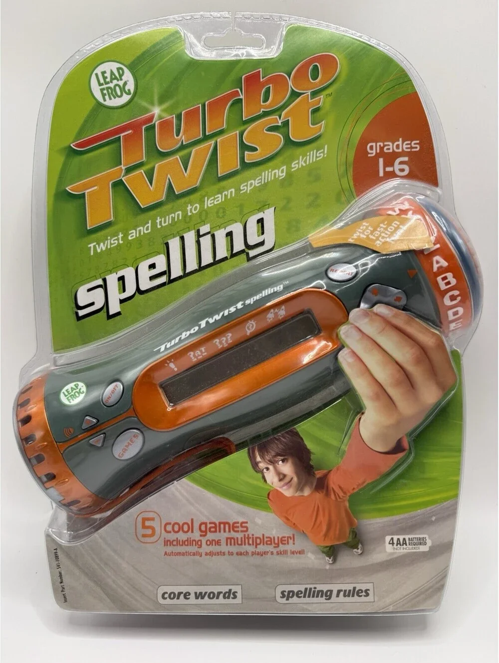 LEAP FROG TURBO TWIST SPELLING (5 Cool Games Including One Multiplayer)